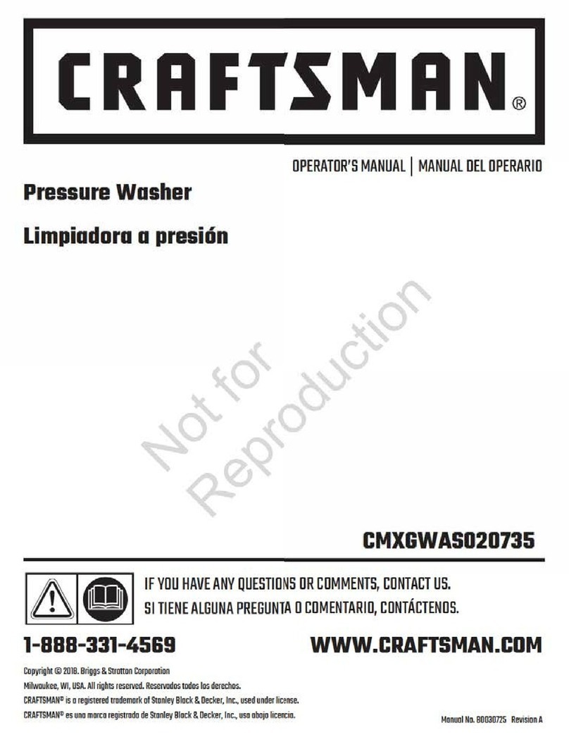 Craftsman CMXGWASD20735 Operator's manual Craftsman CMXGWASD20735 Operator's manual