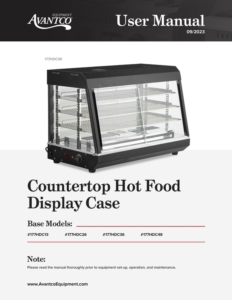 Avantco 177HDC13 User manual