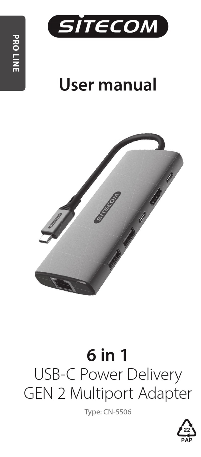 Sitecom PRO LINE CN-5506 user manual