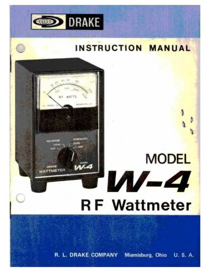 DRAKE W-4 User manual