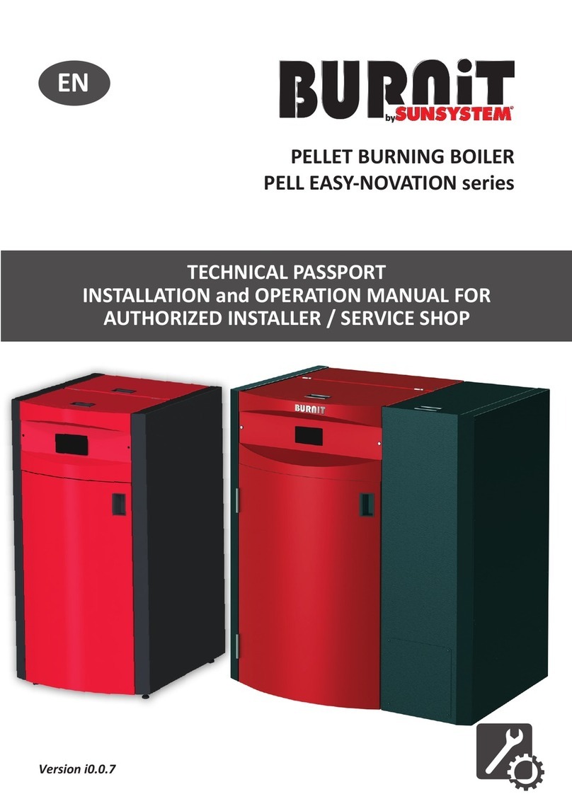 Sunsystem BURNIT PELL EASY-NOVATION Series User manual