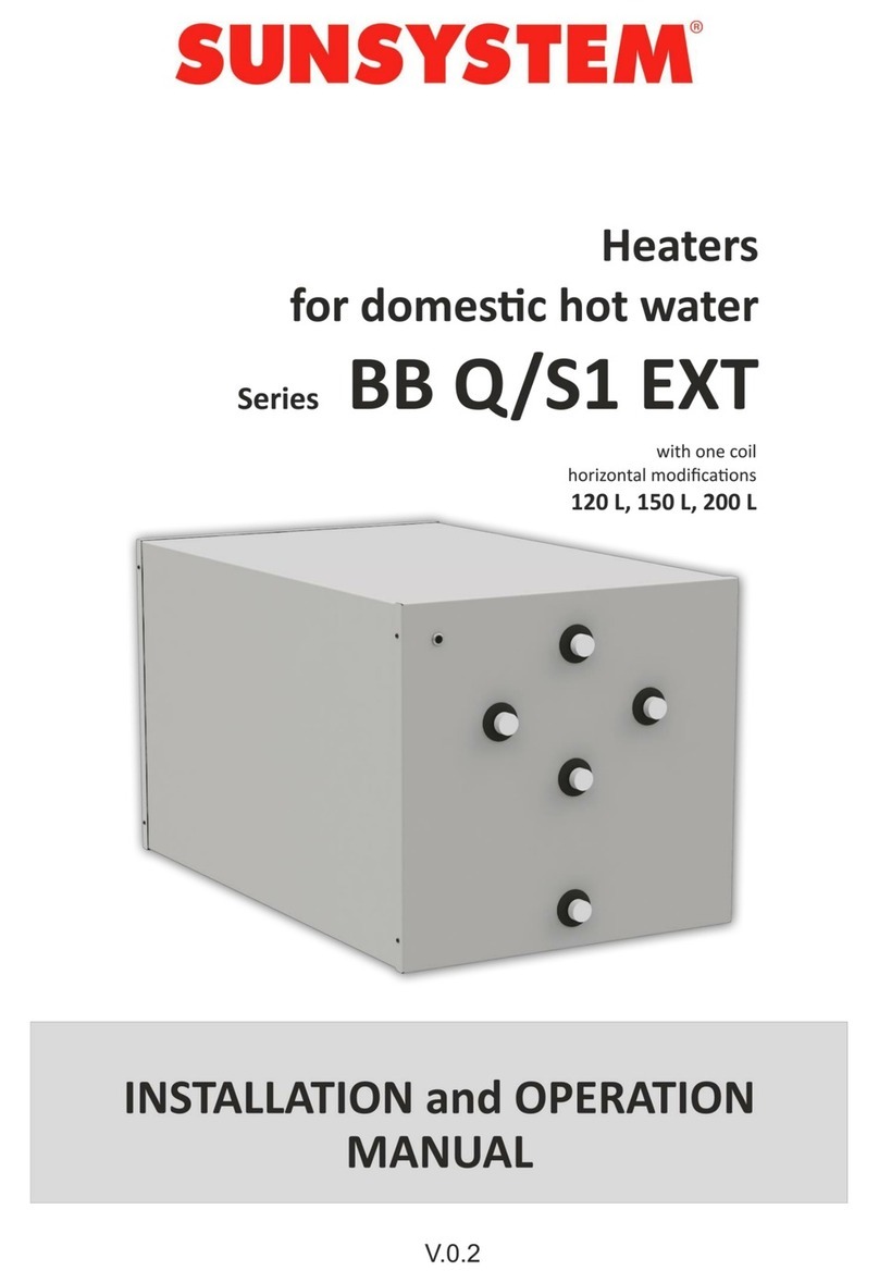 Sunsystem BB Q/S1 EXT Series Installation and operation manual