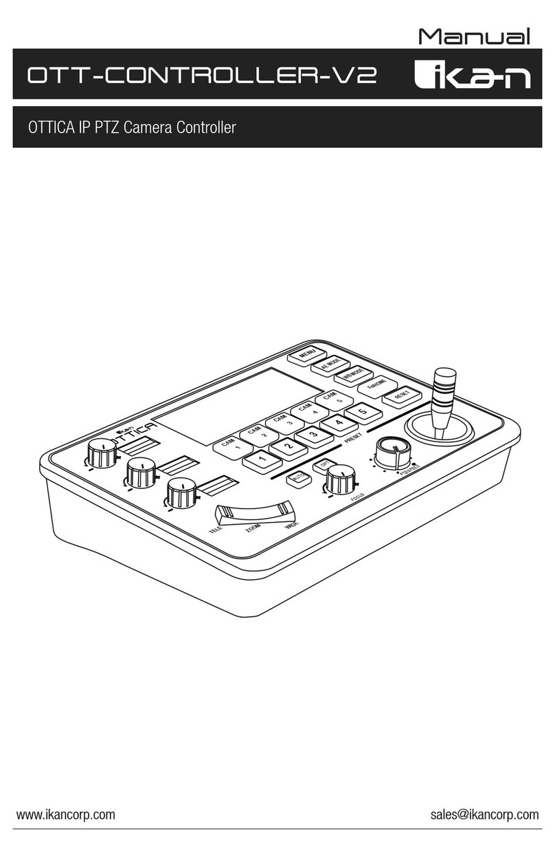 Ikan OTTICA OTT-CONTROLLER-V2 User manual