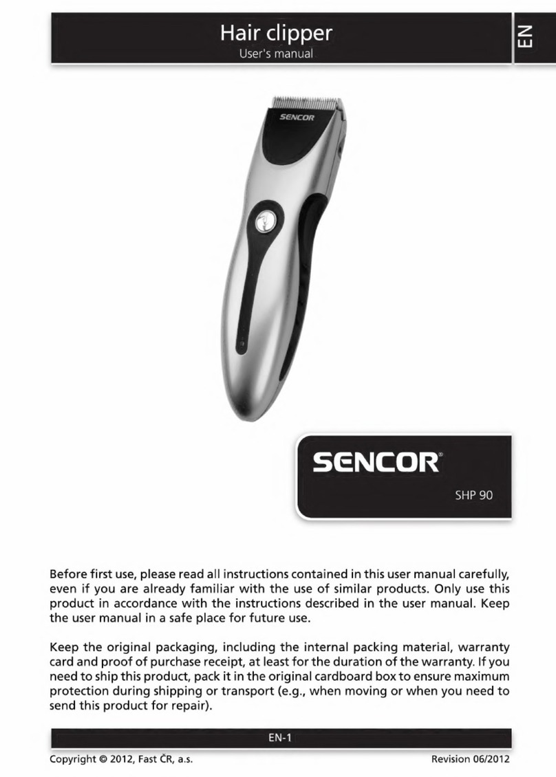 Sencor SHP 90 user manual