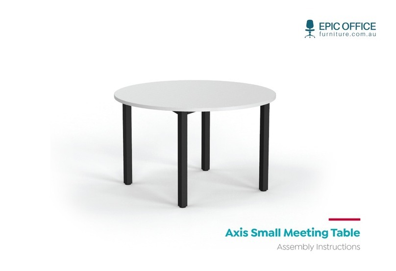 Epic Office Furniture Axis Small Meeting Table User manual Epic Office Furniture Axis Small Meeting Table User manual