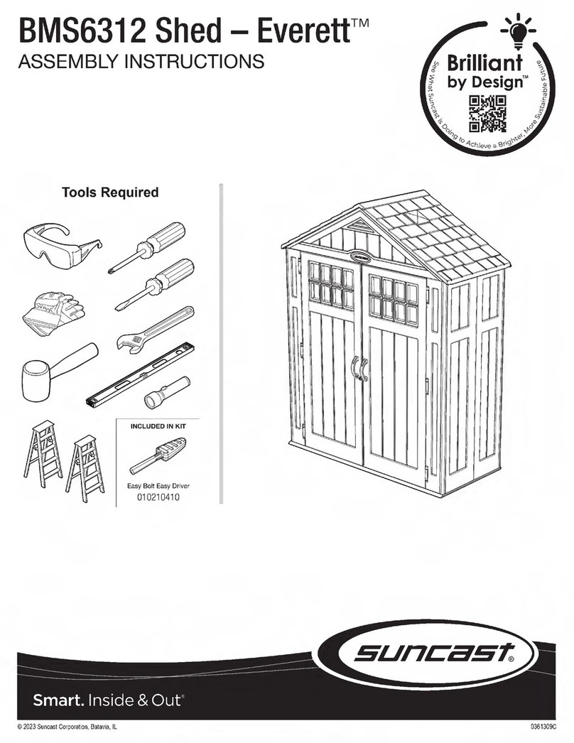Suncast Everett BMS6312 User manual