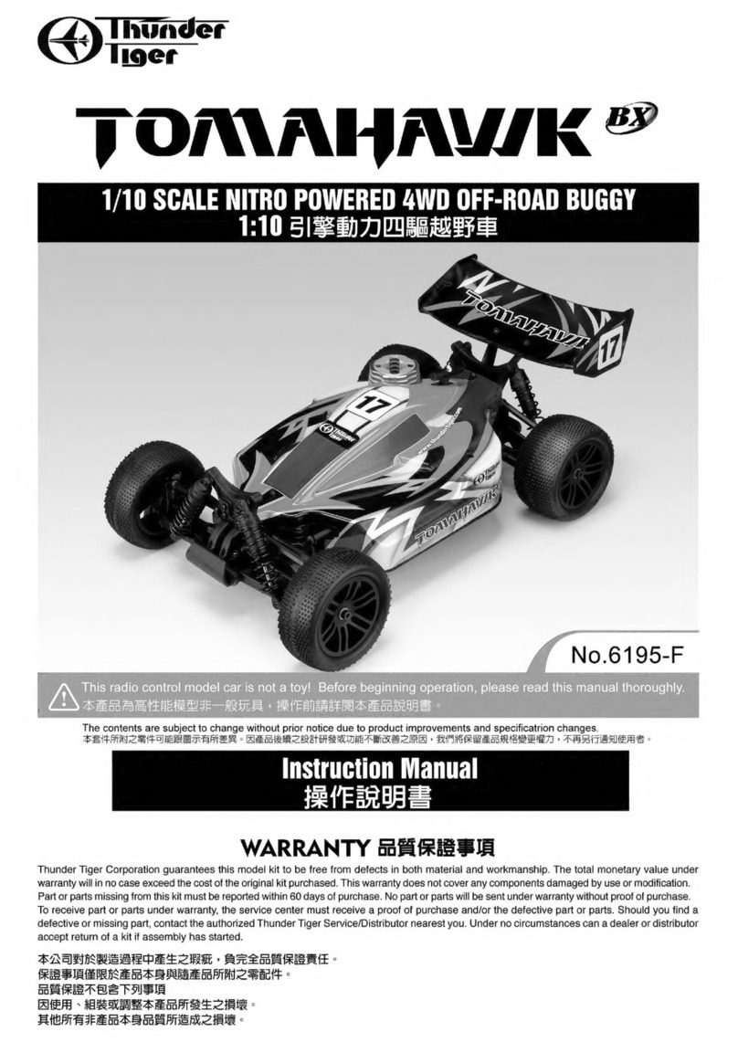 THUNDER TIGER TOMAHAWK BX User manual THUNDER TIGER TOMAHAWK BX User manual