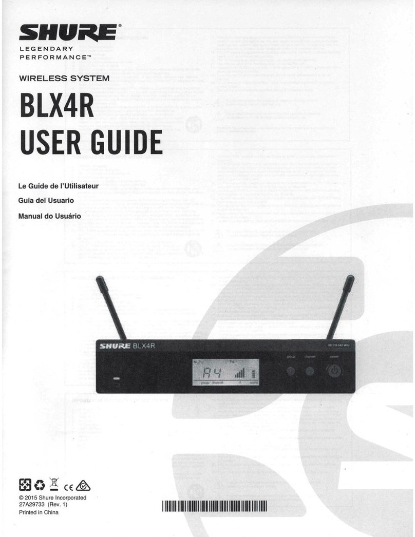 Shure BLX4R user guide