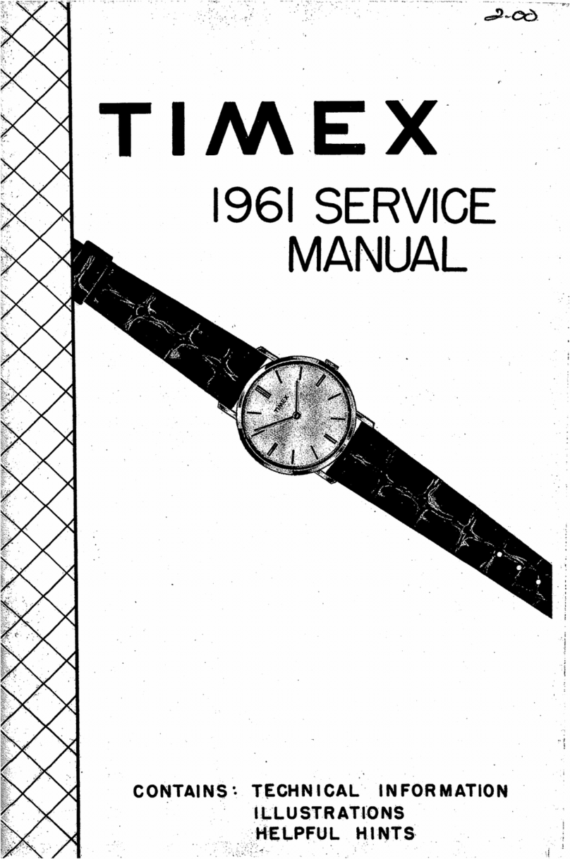 Timex 22 User manual