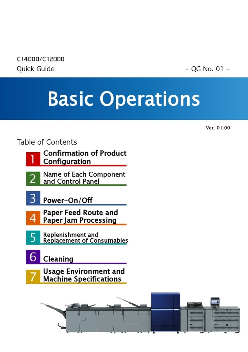 Konica Minolta AccurioPress C14000 User manual