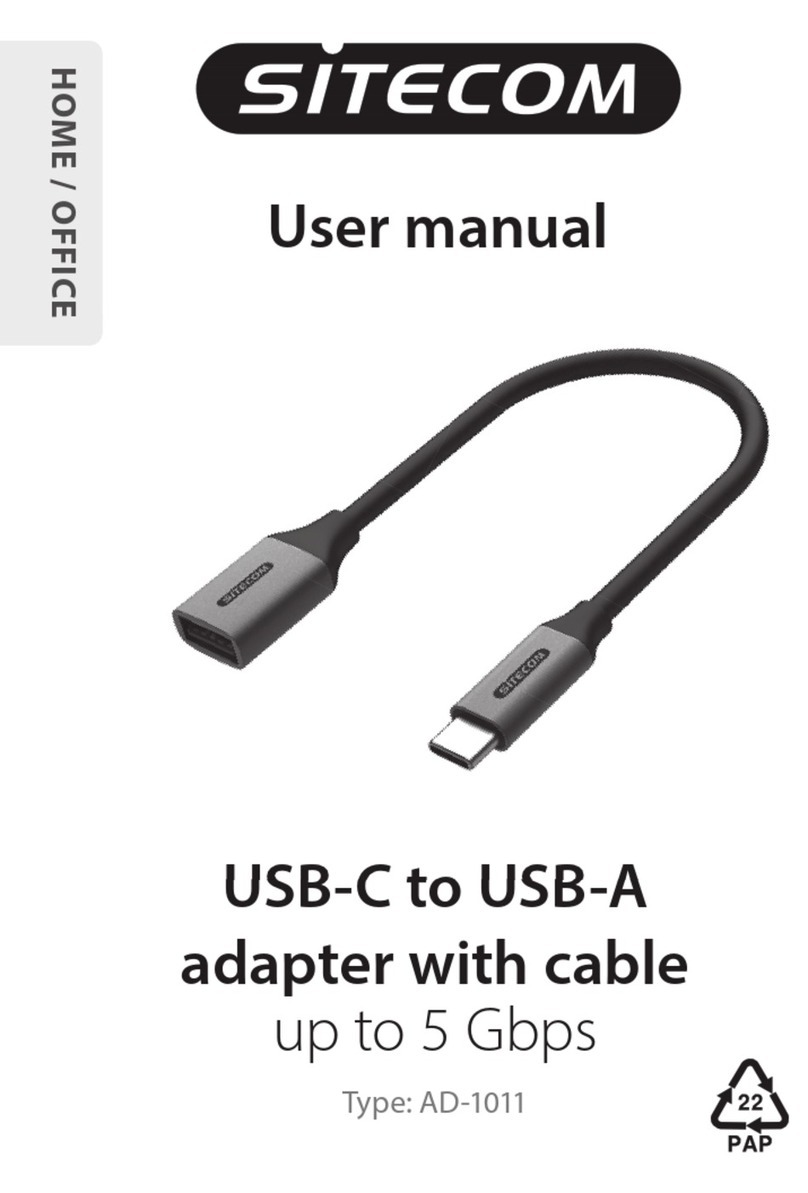 Sitecom AD-1011 User manual Sitecom AD-1011 User manual