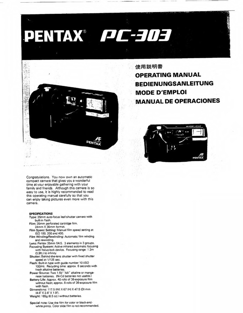 Pentax PC-303 User manual
