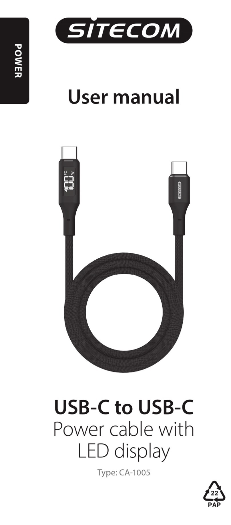 Sitecom CA-1005 User manual
