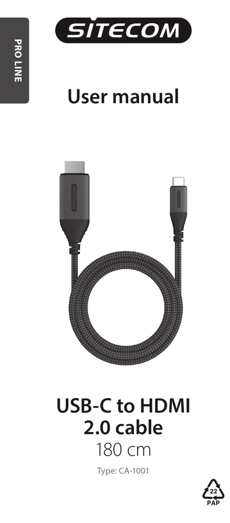 Sitecom PRO LINE CA-1001 user manual