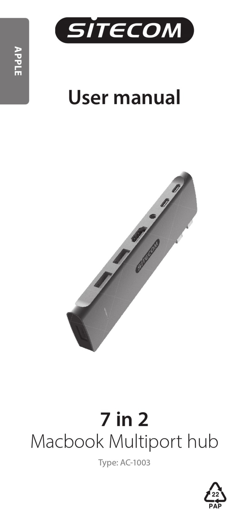 Sitecom AC-1003 User manual