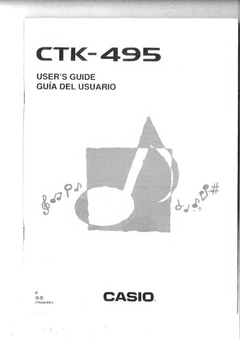 Casio CTK-495 User manual