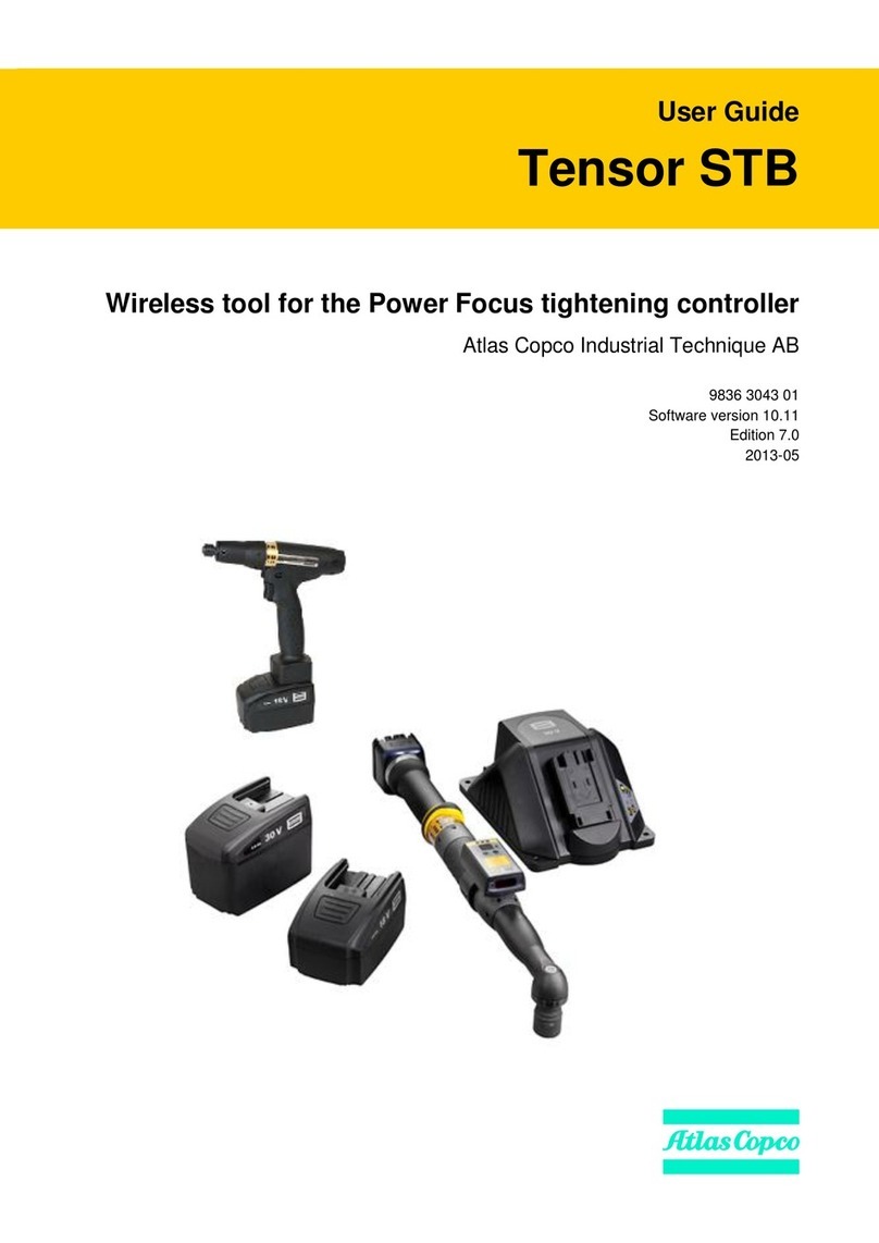 Atlas Copco Tensor STB user guide