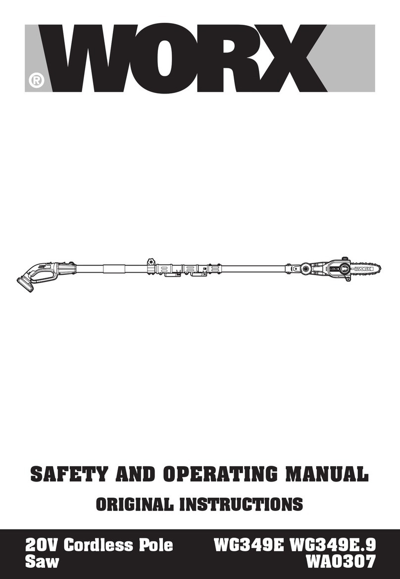 Worx WG349E operating manual