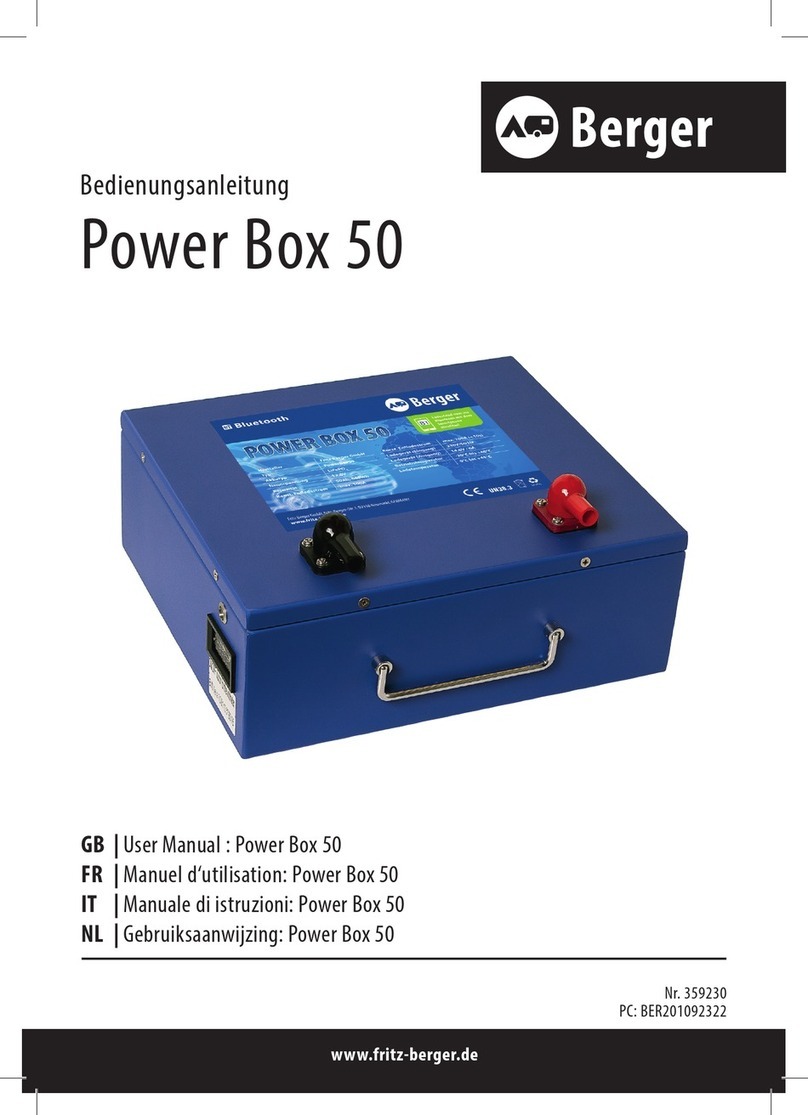 BERGER Power Box 50 User manual