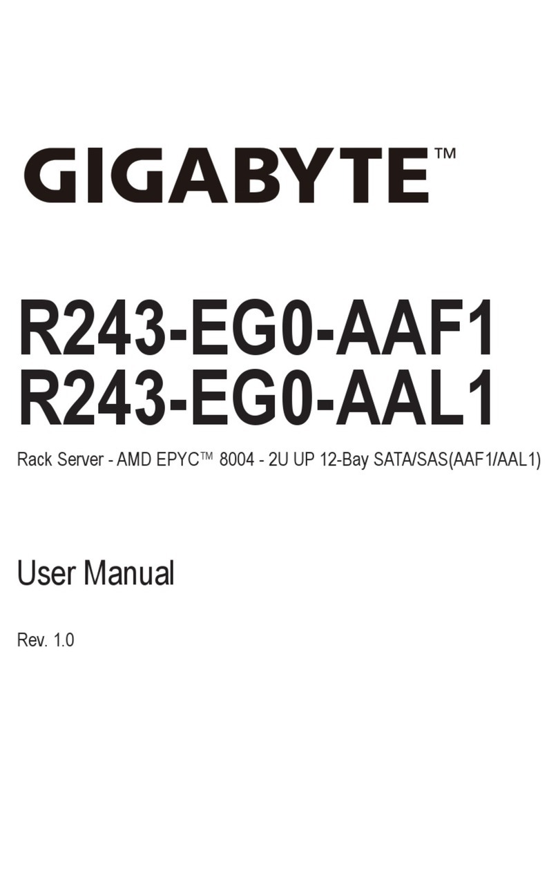Gigabyte R243-EG0-AAF1 User manual