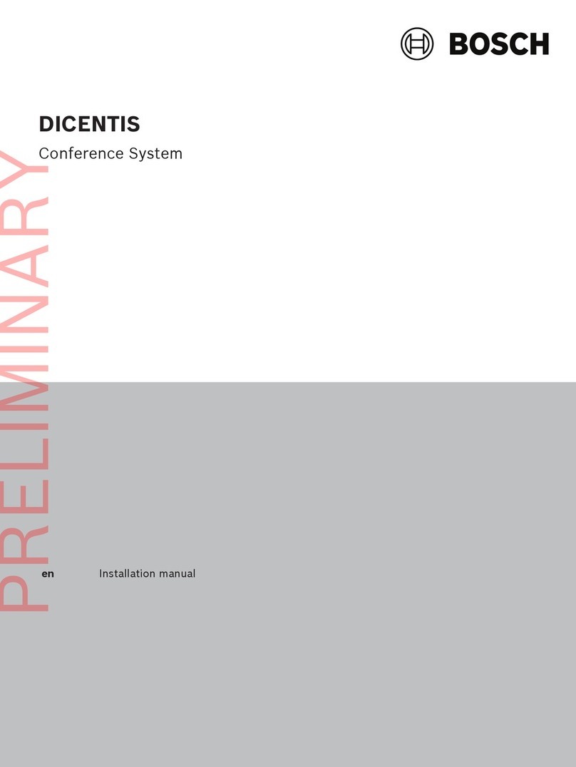 Bosch DICENTIS installation manual
