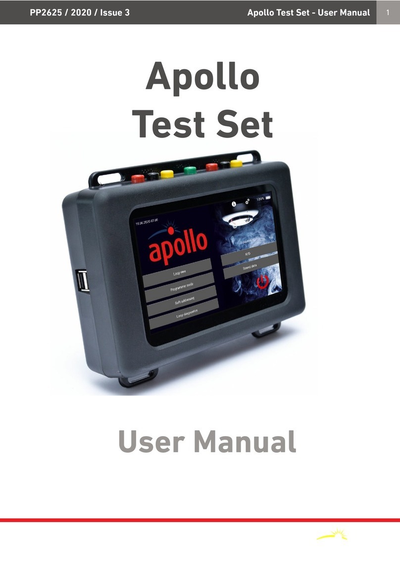 Halma Apollo PP2625 user manual Halma Apollo PP2625 user manual