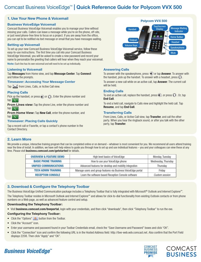 Polycom VVX 500 User manual