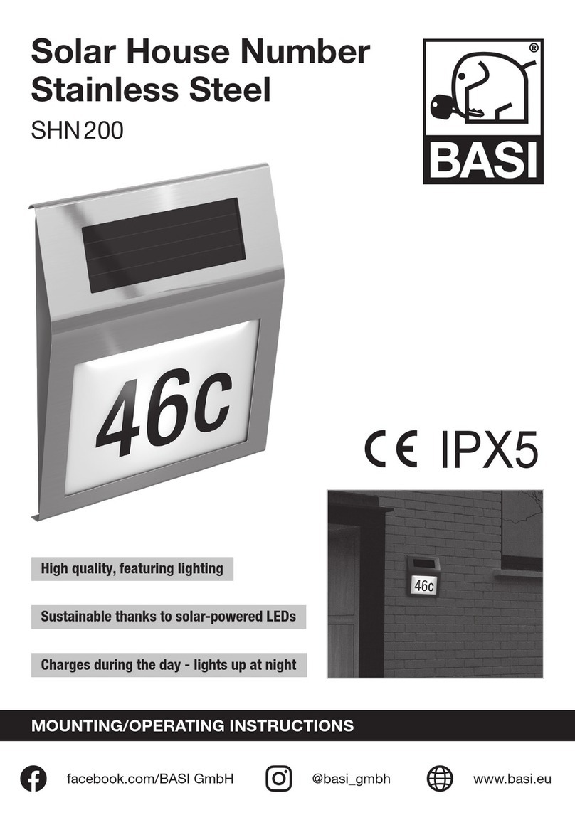 BASI SHN200 Mounting & operating instructions