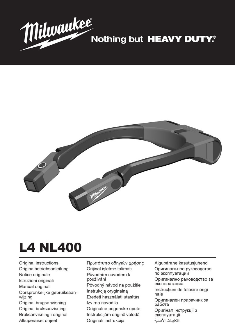 Milwaukee L4NL400-301 Original instructions