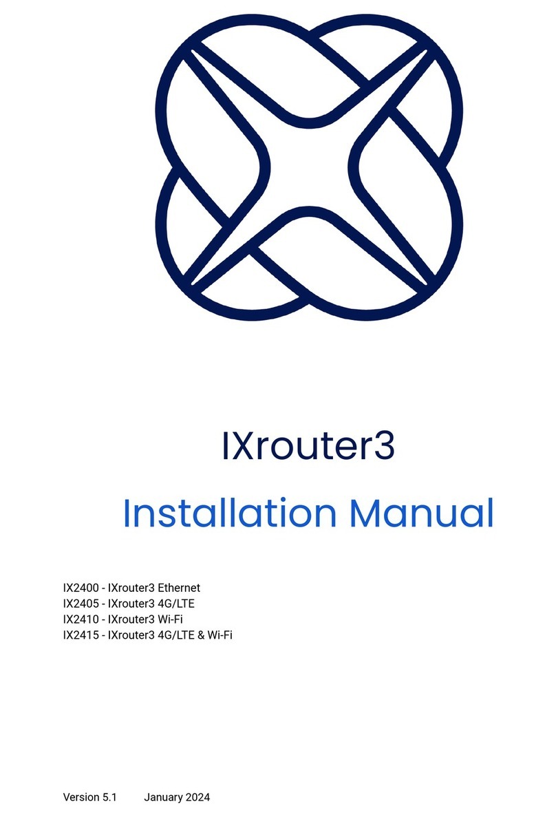 Ixon IX2400 installation manual Ixon IX2400 installation manual