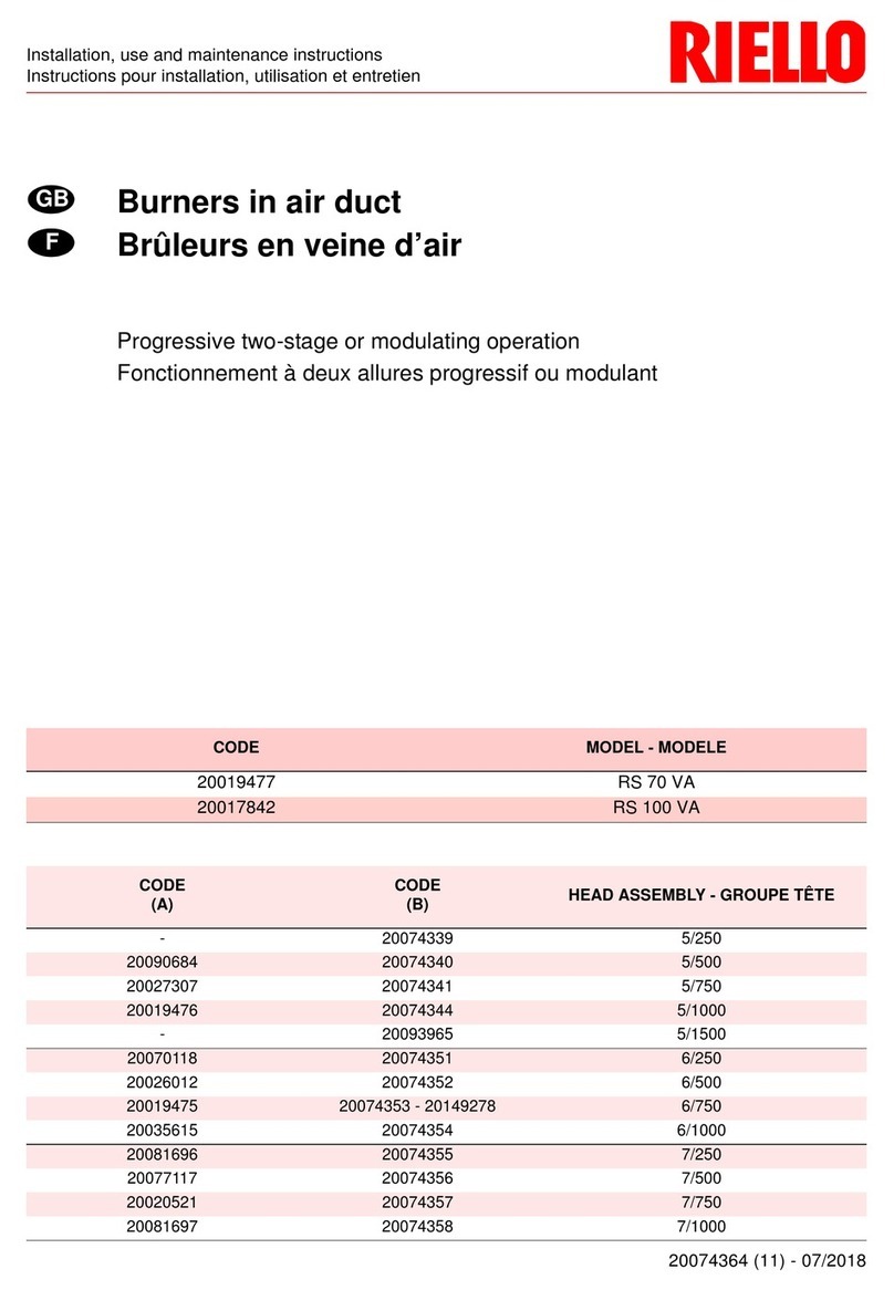 Riello RS 70 VA Quick start guide