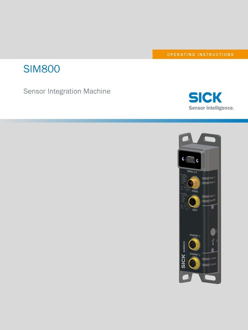SICK SIM800 operating instructions