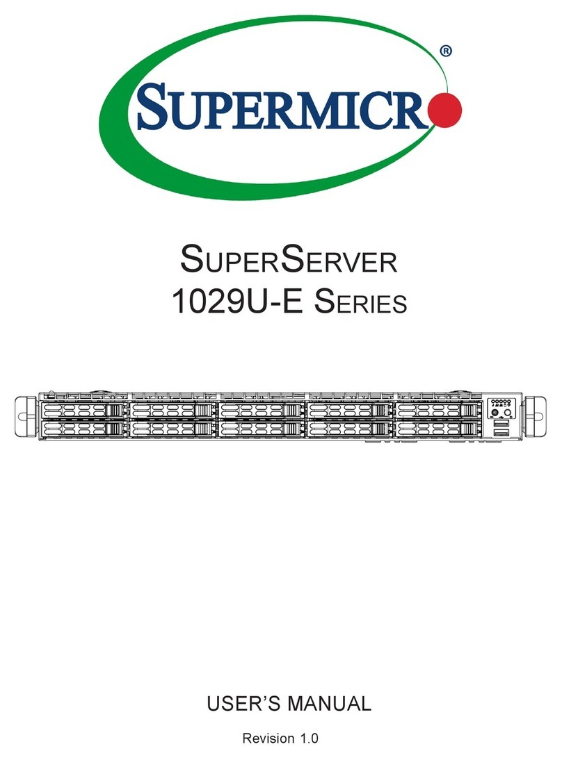 Supermicro SuperServer 1029U-E Series user manual