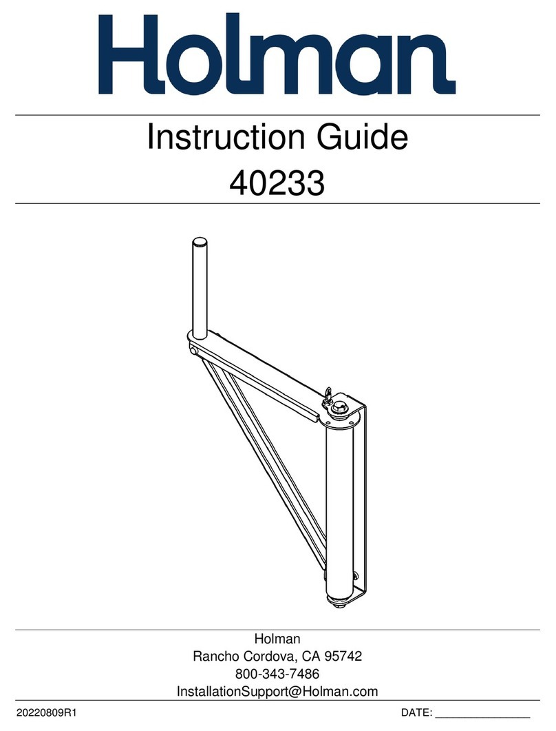 Holman 40233 installation guide