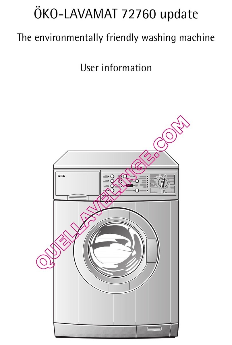 AEG OKO-LAVAMAT 72760 Operation manual