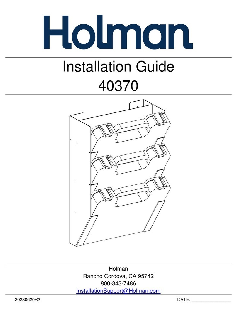 Holman 40370 installation guide