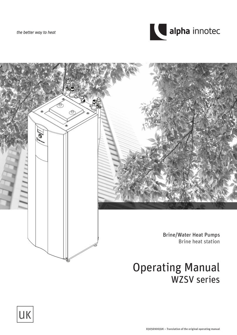 alphainnoTec WZSV Series operating manual