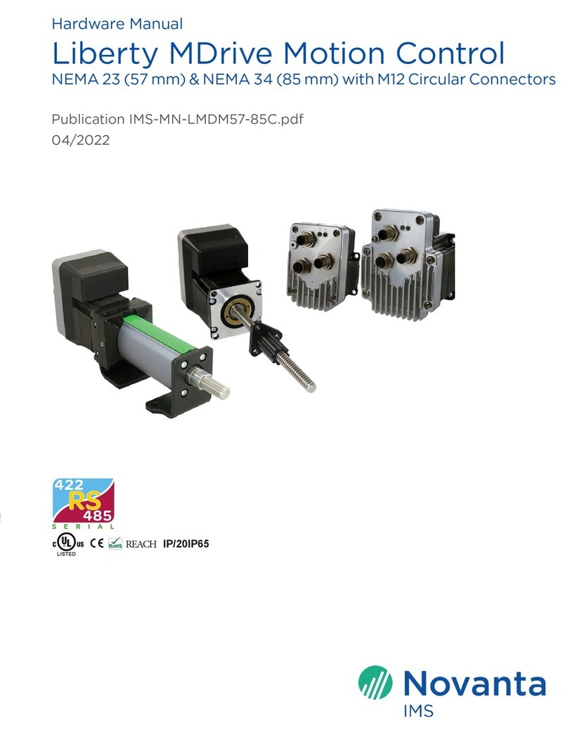 Novanta IMS Liberty MDrive Motion Control Hardware manual