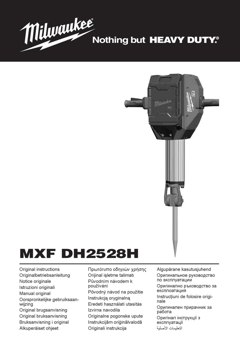 Milwaukee MXF DH2528H-0 Original instructions