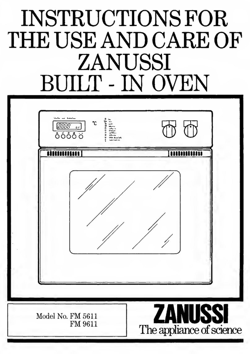 Zanussi FM5611 Operating and safety instructions
