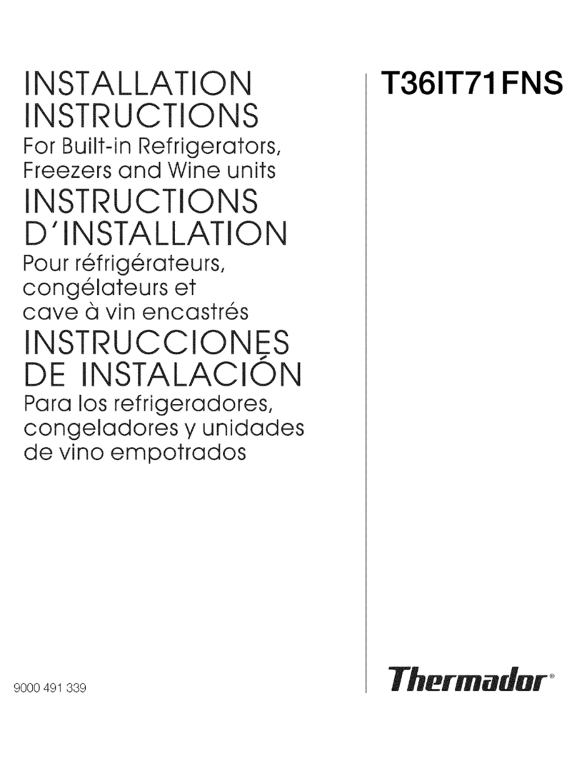 Thermador TS6IT71FNS installation instructions