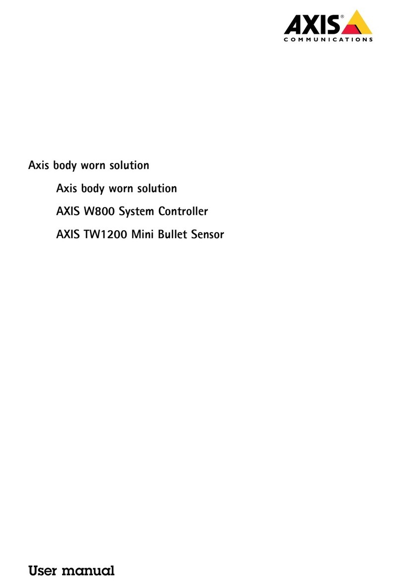 Axis W800 user manual