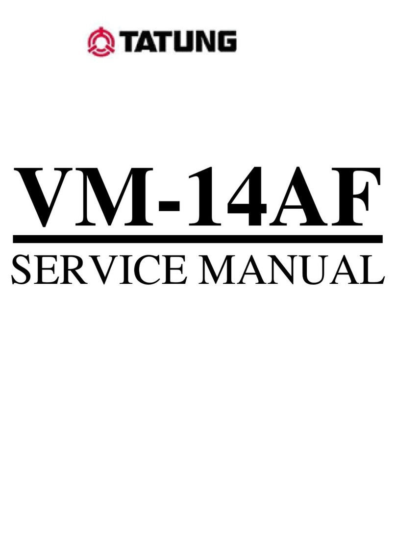Tatung VM-14AF User manual