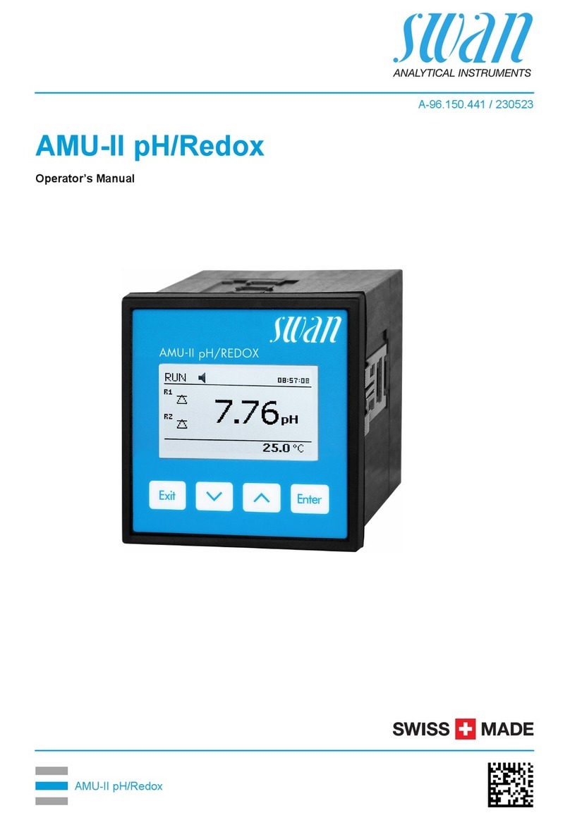 Swann AMU-II ph/Redox User manual