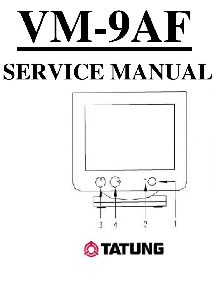 Tatung VM9AF User manual