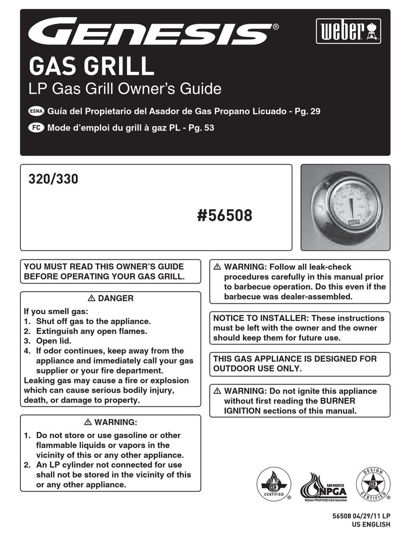 Weber Genesis 320 LP User manual