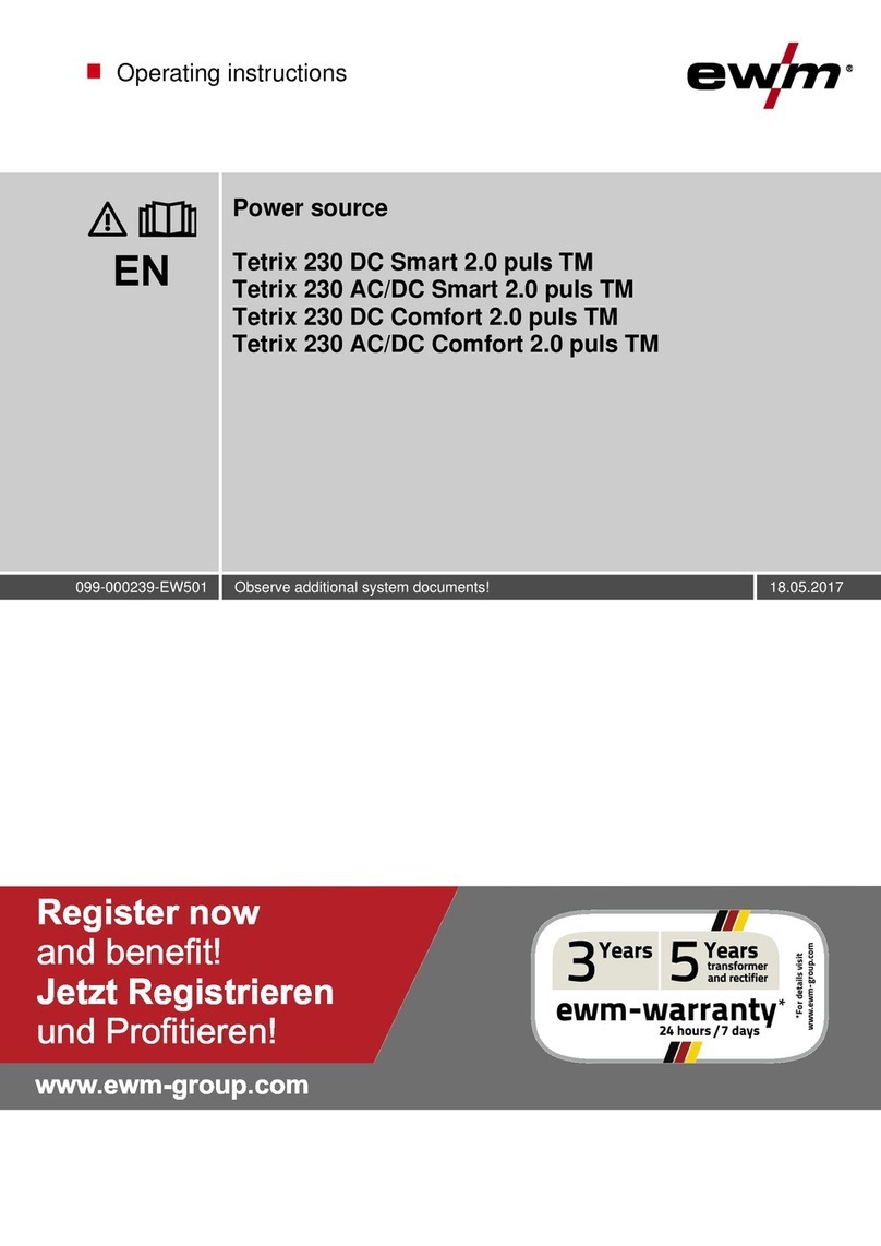 EWM Tetrix 230 DC Smart 2.0 puls TM User manual
