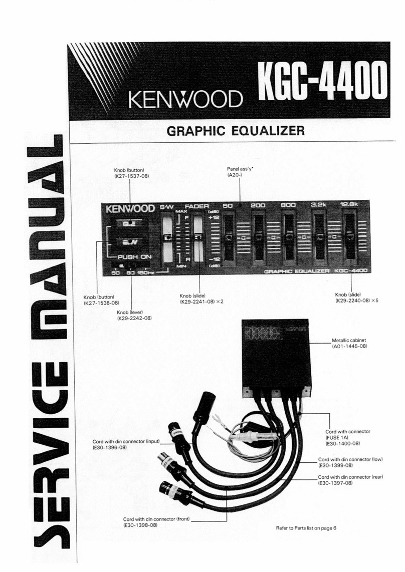 Kenwood KGC-4400 User manual