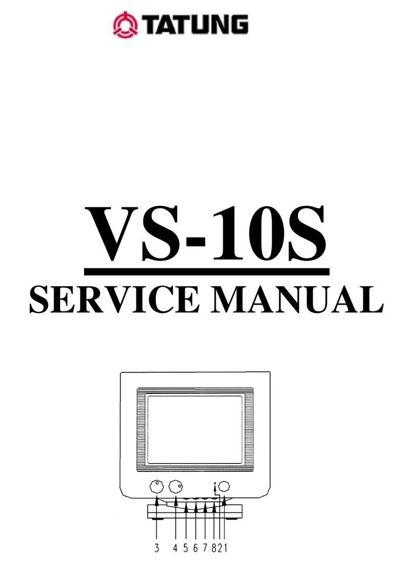 Tatung VS-10S User manual