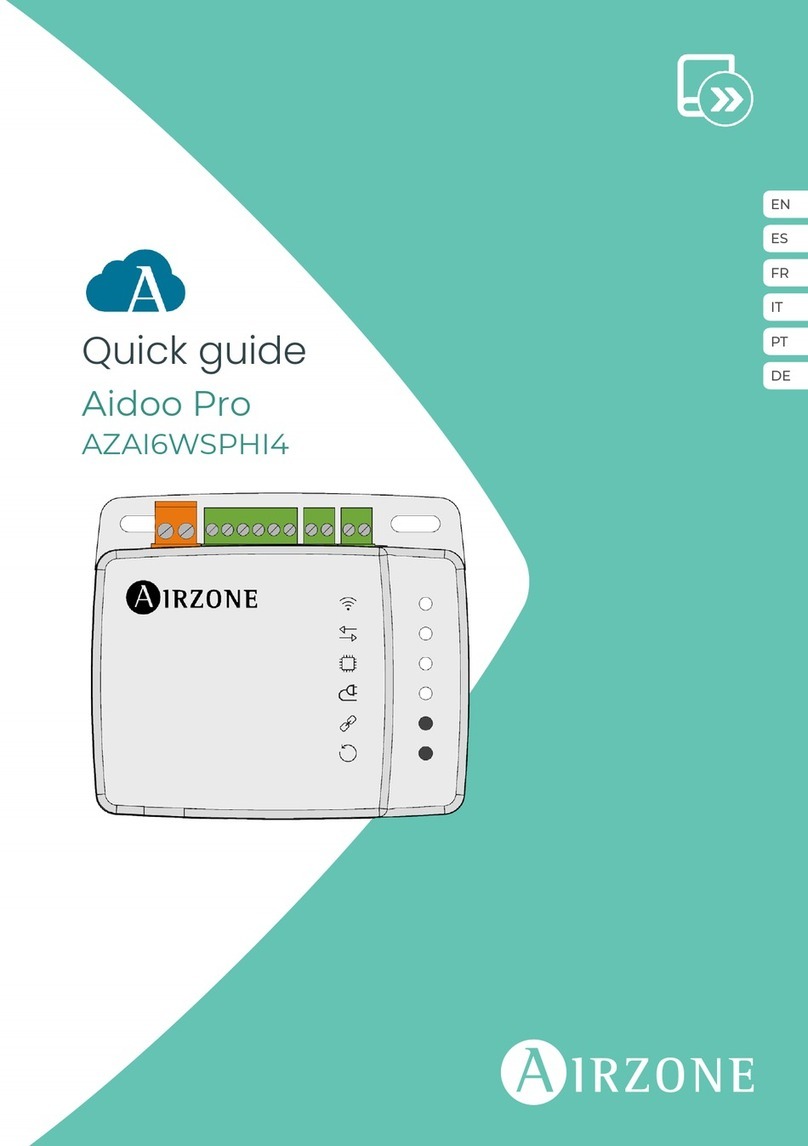Airzone Aidoo Pro User manual